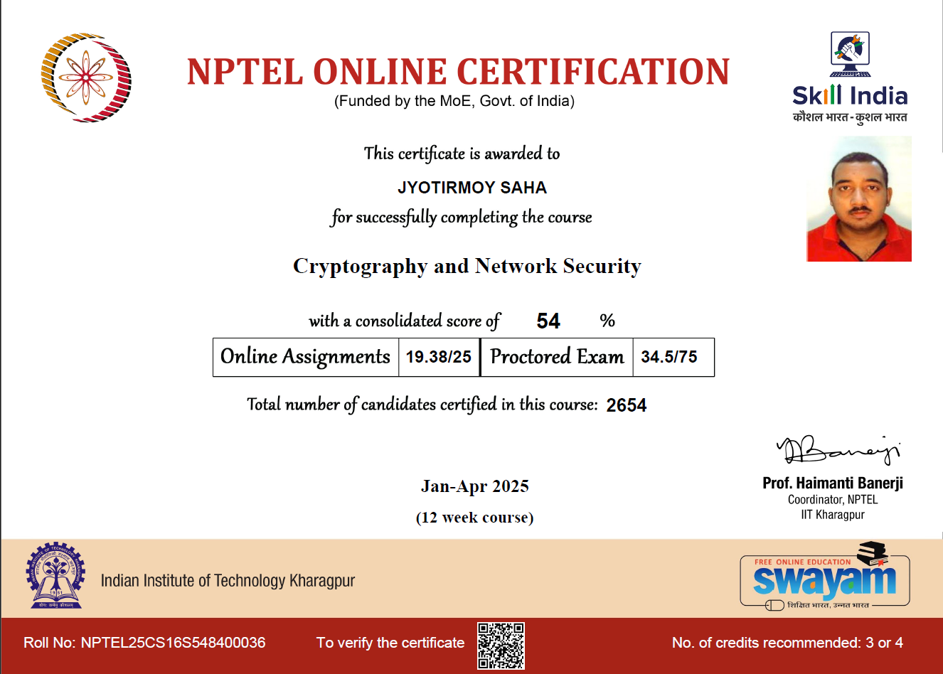 Cryptography and Network Security