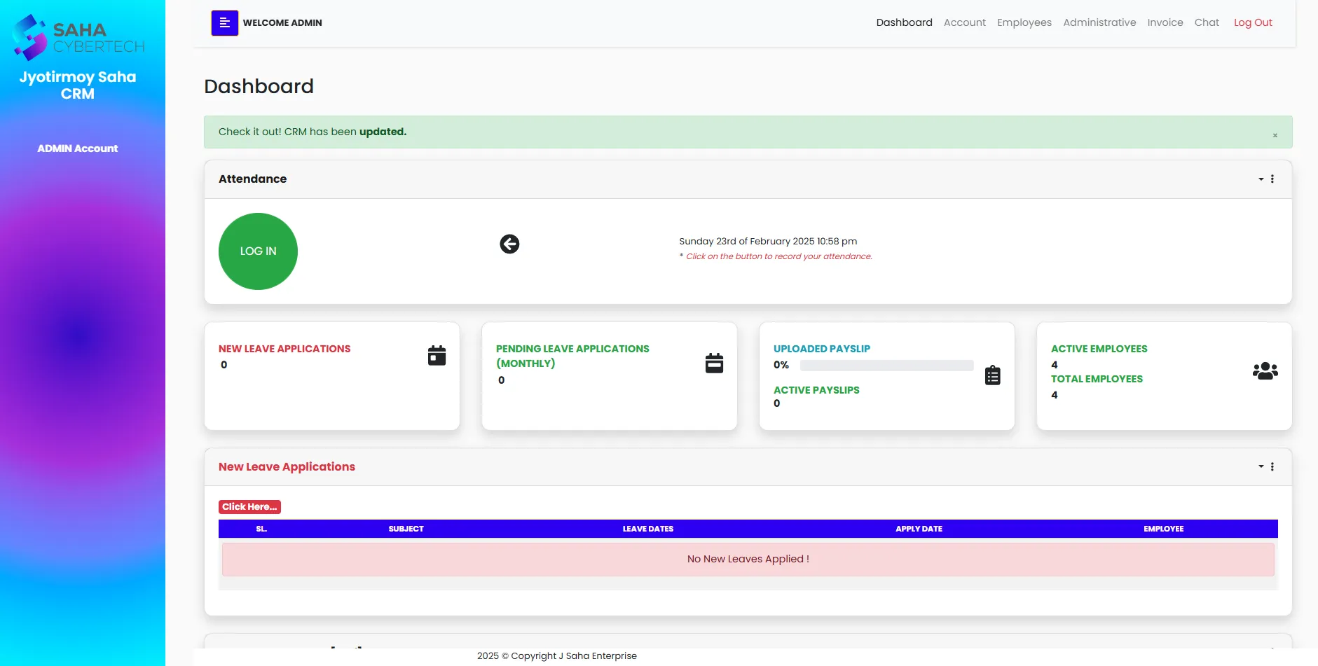 HRMS, CRM & ERP Suite screenshot 35