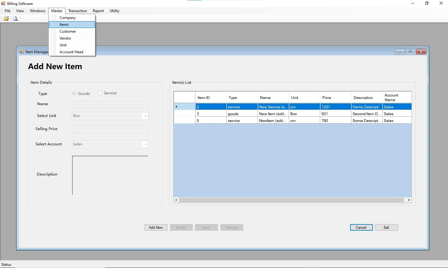 Desktop Applications